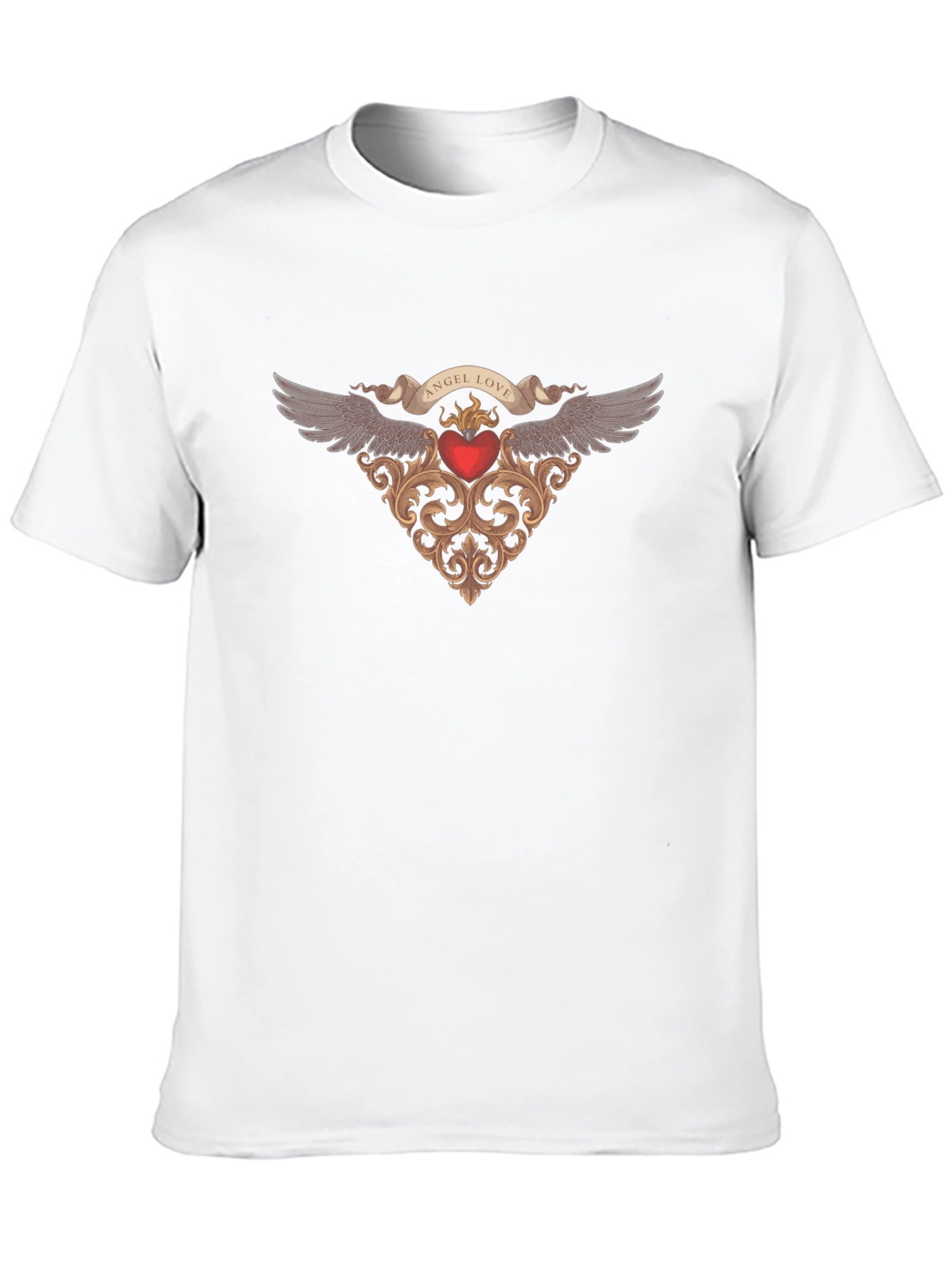 Angel Love Black T-Shirt
