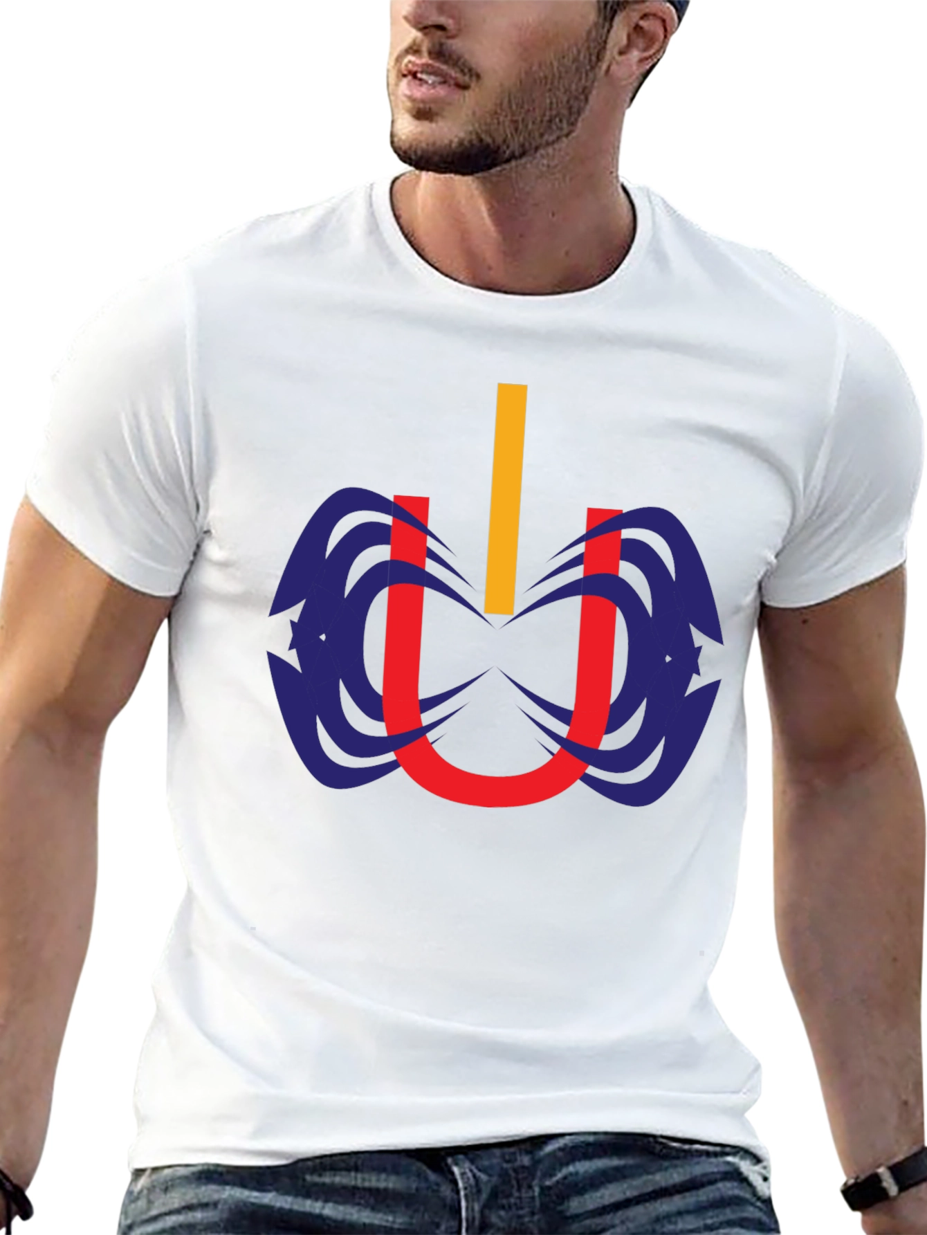 Unique Graphic Print T-Shirt