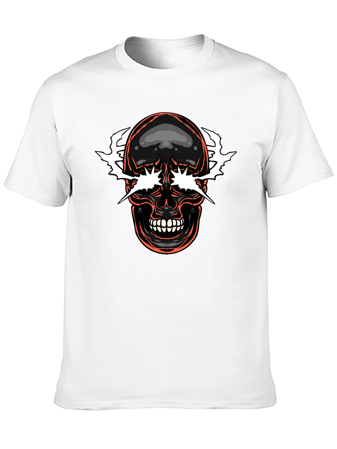 Skull Graphic Tee - Edgy Style