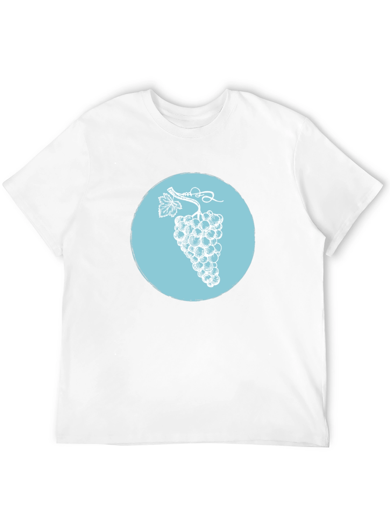 Grapes Graphic T-Shirt - Black Casual Tee