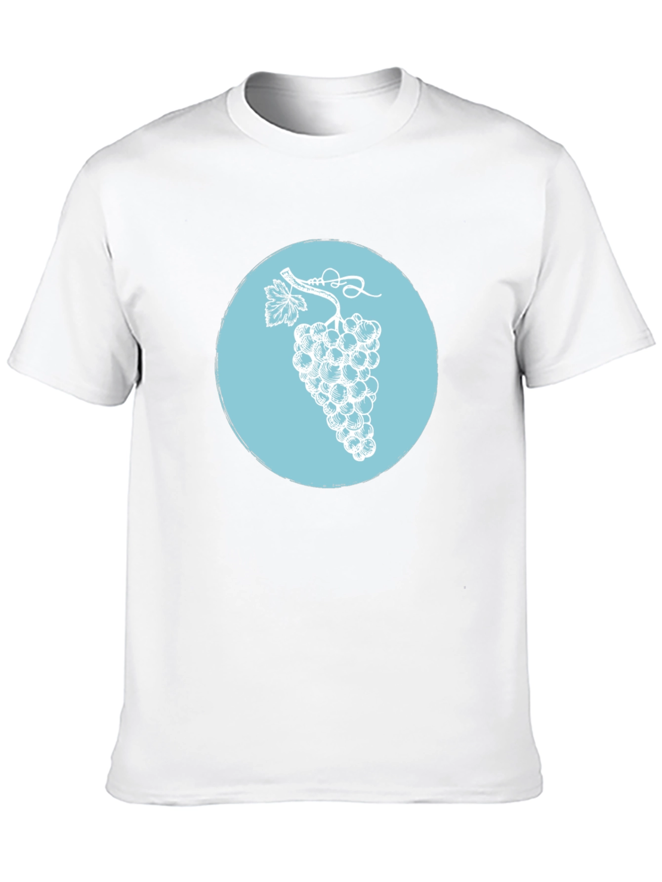 Grapes Graphic T-Shirt - Black Casual Tee