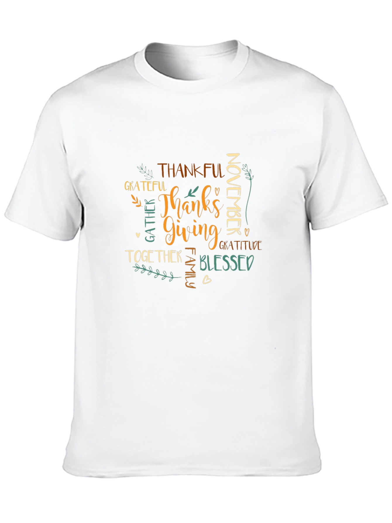 Thanksgiving Theme Graphic T-Shirt