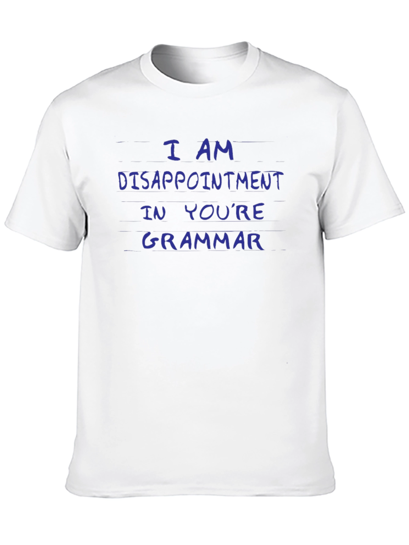 Funny Grammar T-Shirt - Disappointment Tee