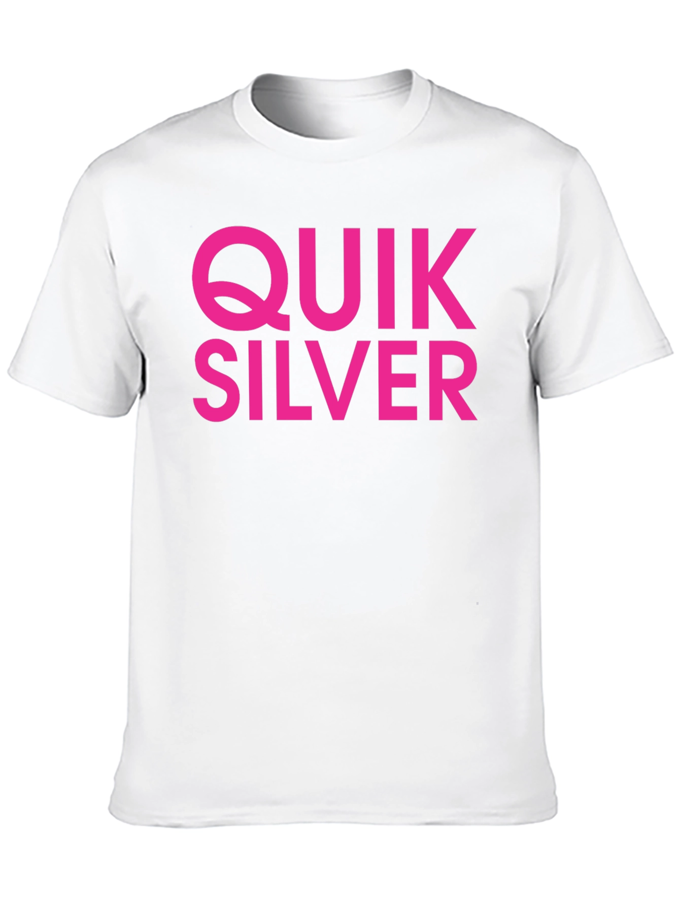 Quiksilver Graphic Tee - Black Cotton Blend