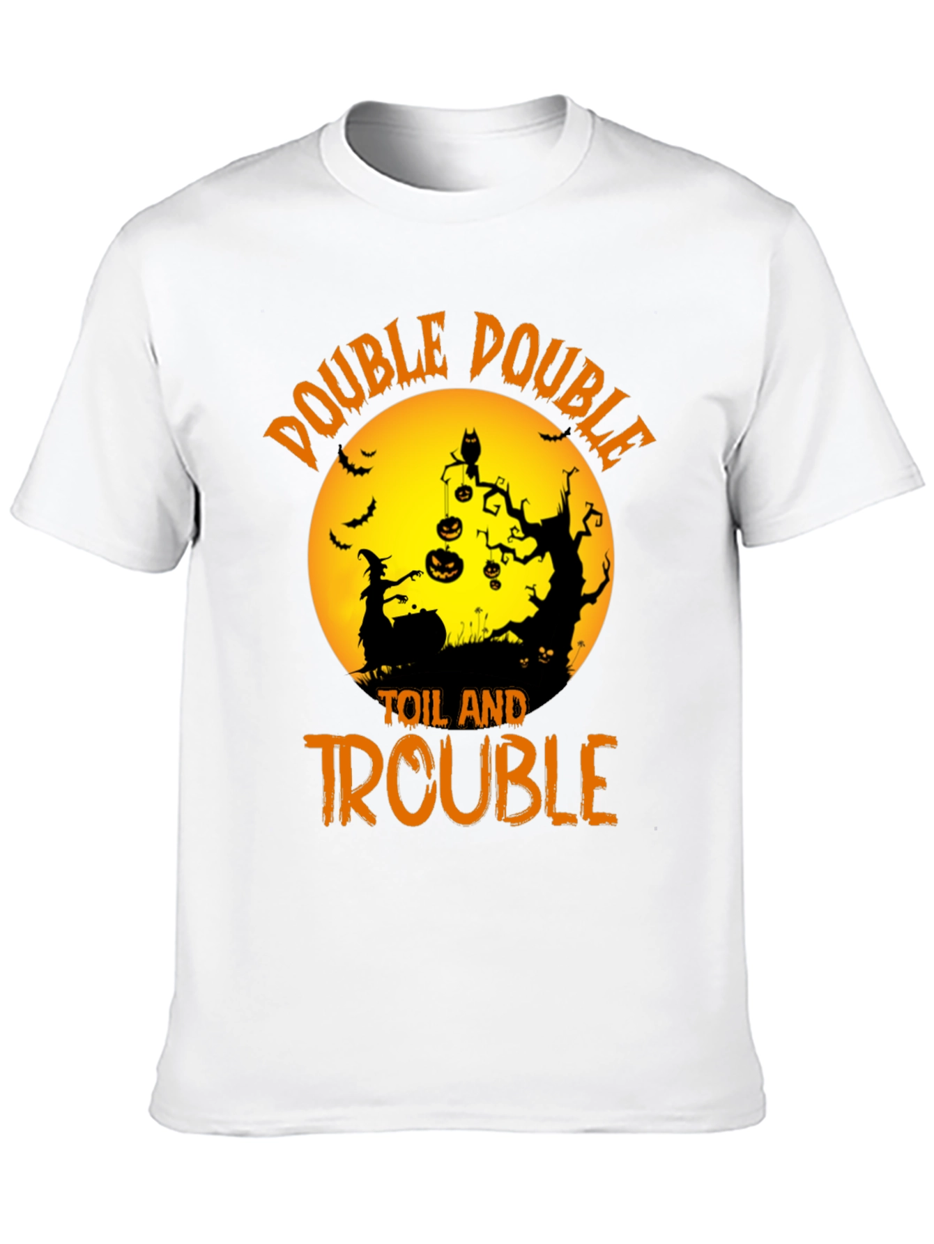 Halloween Double Double Toil and Trouble Graphic Tee