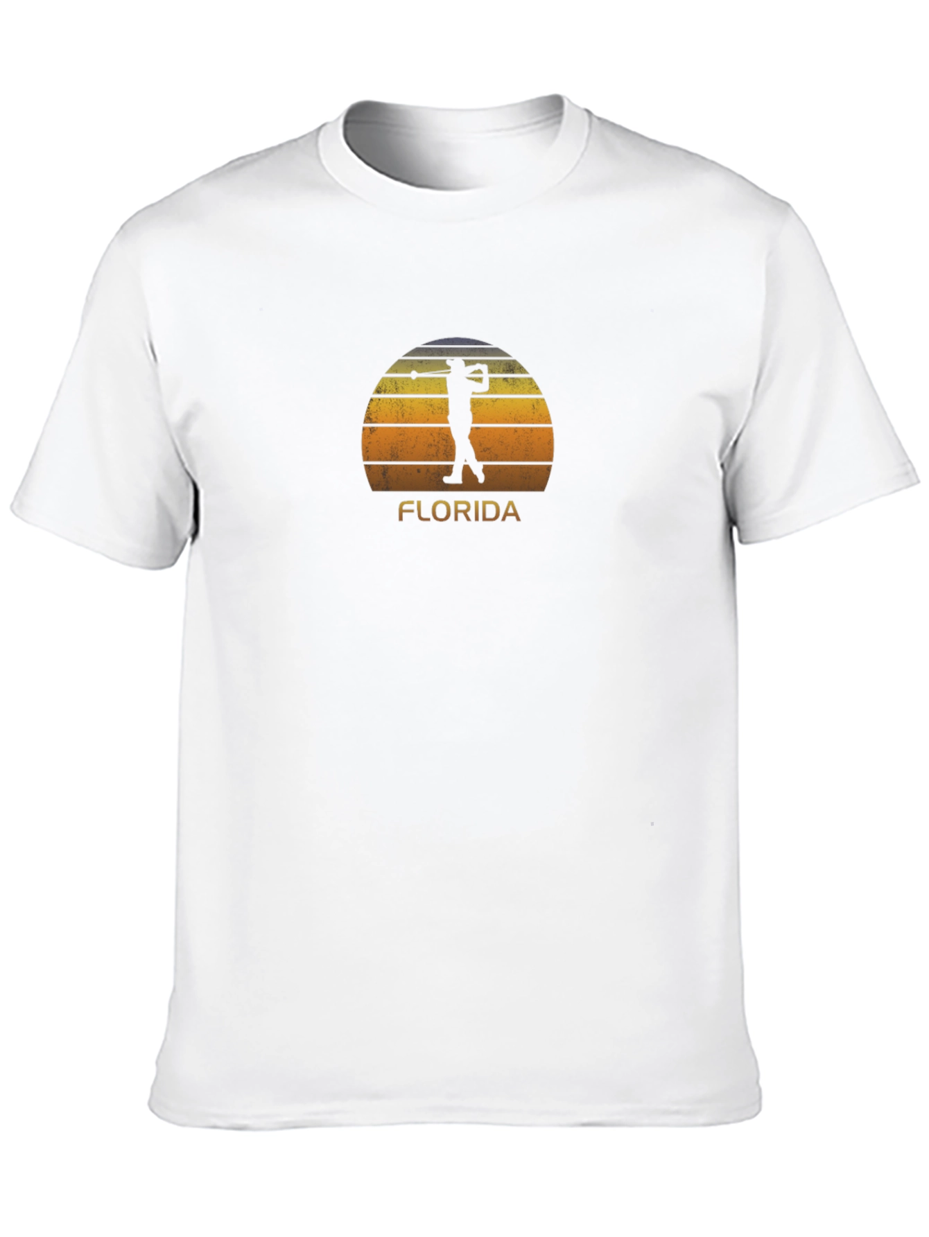 Florida Golf Silhouette Retro T-Shirt