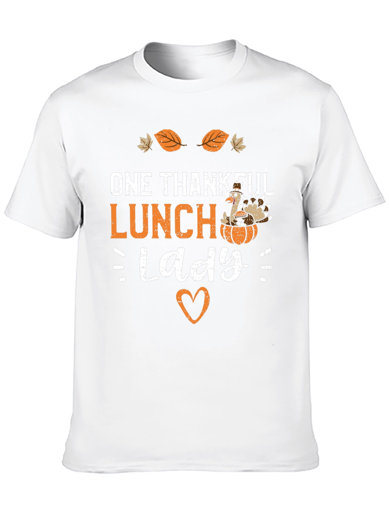 One Thankful Lunch Lady Thanksgiving T-Shirt