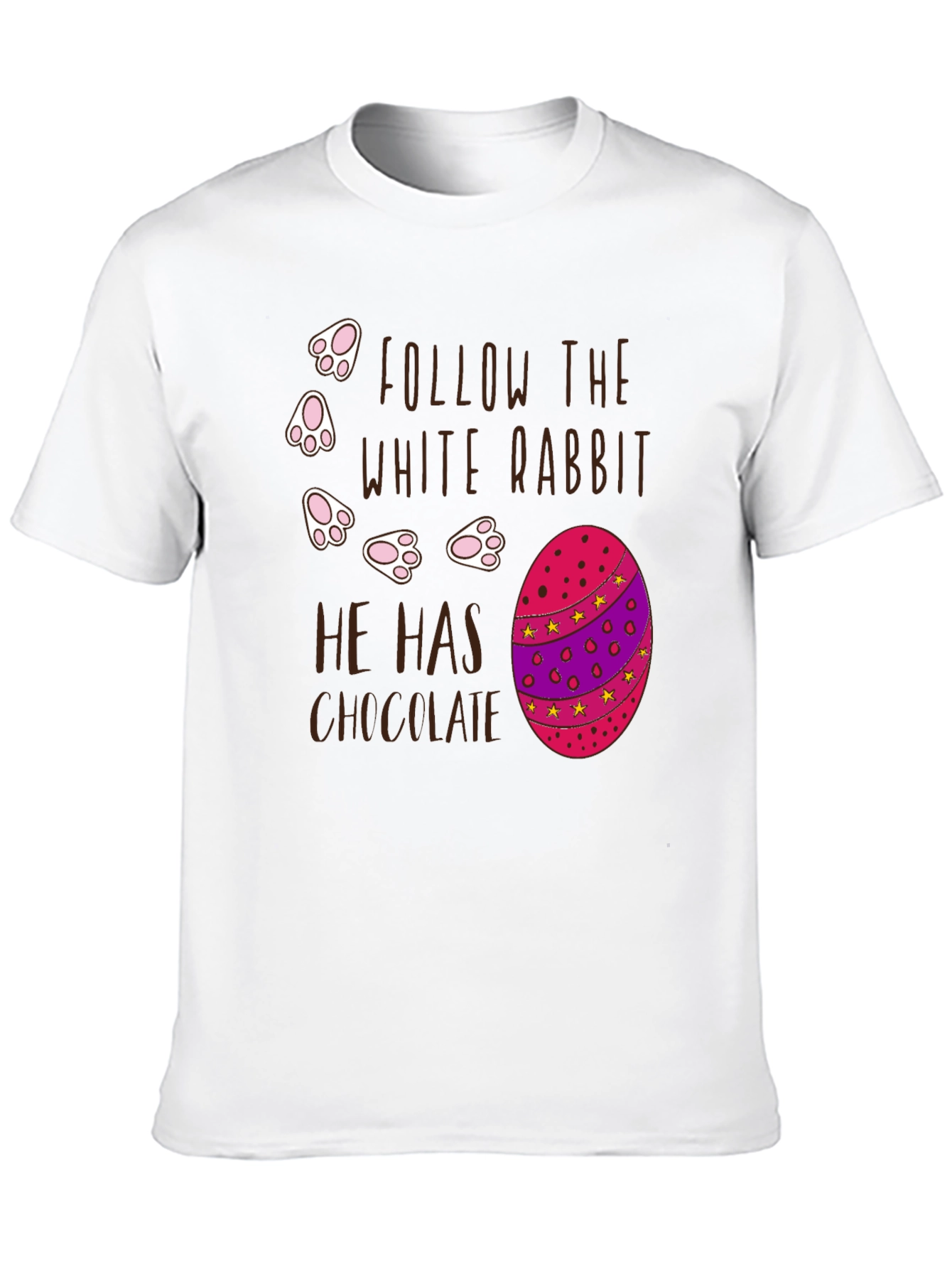 Easter Follow White Rabbit T-Shirt
