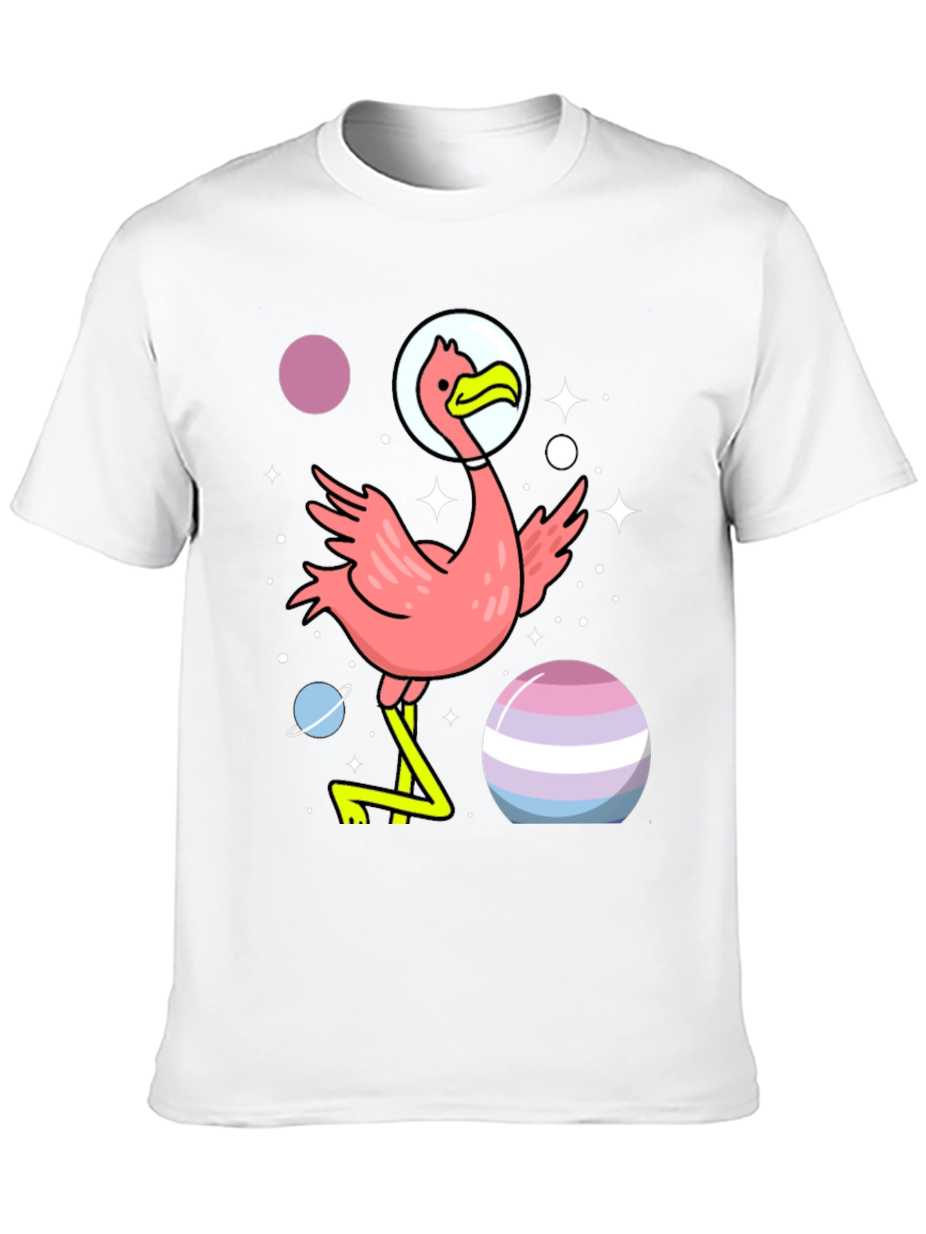 Cosmic Flamingo Graphic Tee