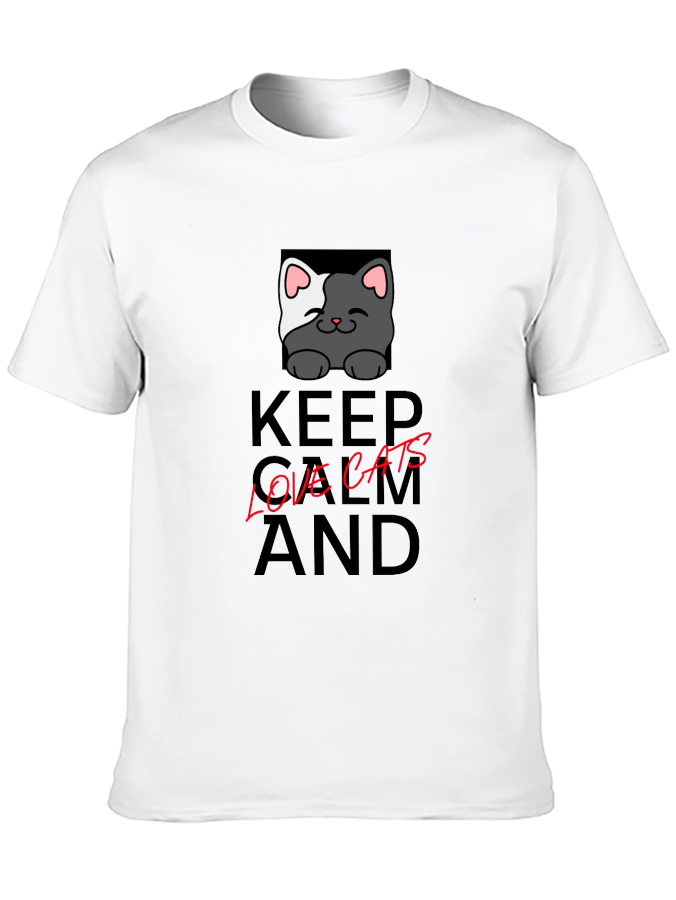 Keep Calm Love Cats T-Shirt