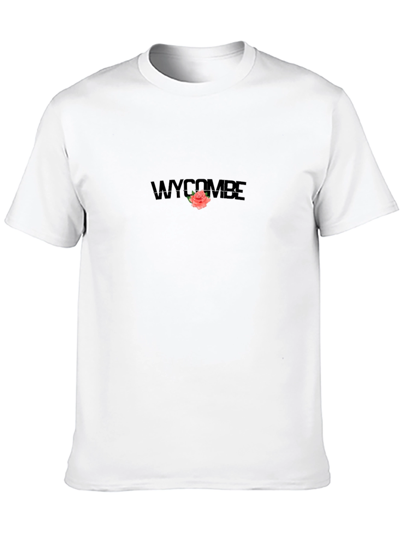 Wycombe Rose Graphic Black T-Shirt