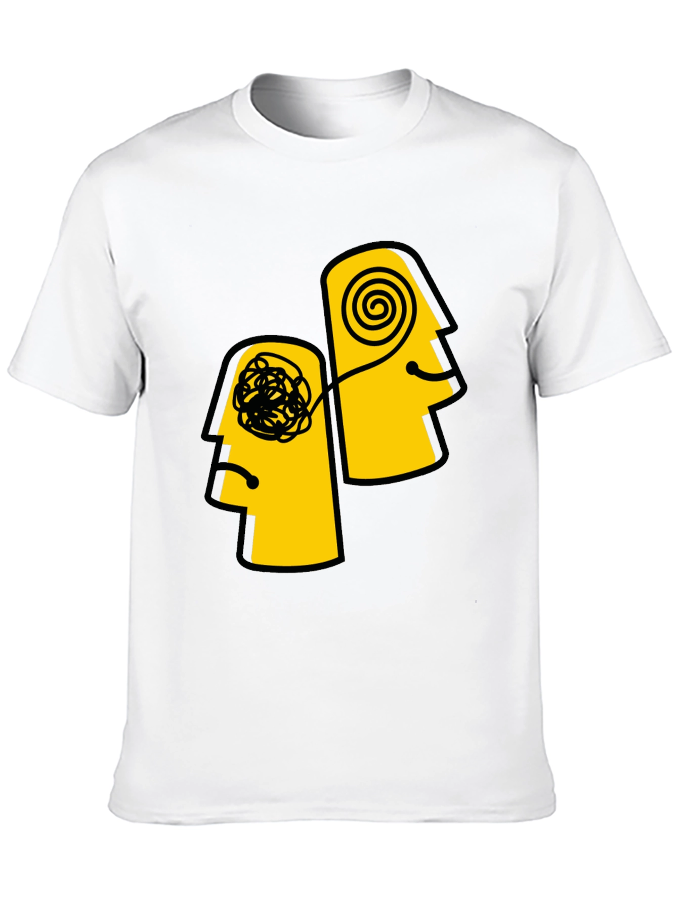 Tangled Minds Graphic Tee - Unisex Black Cotton