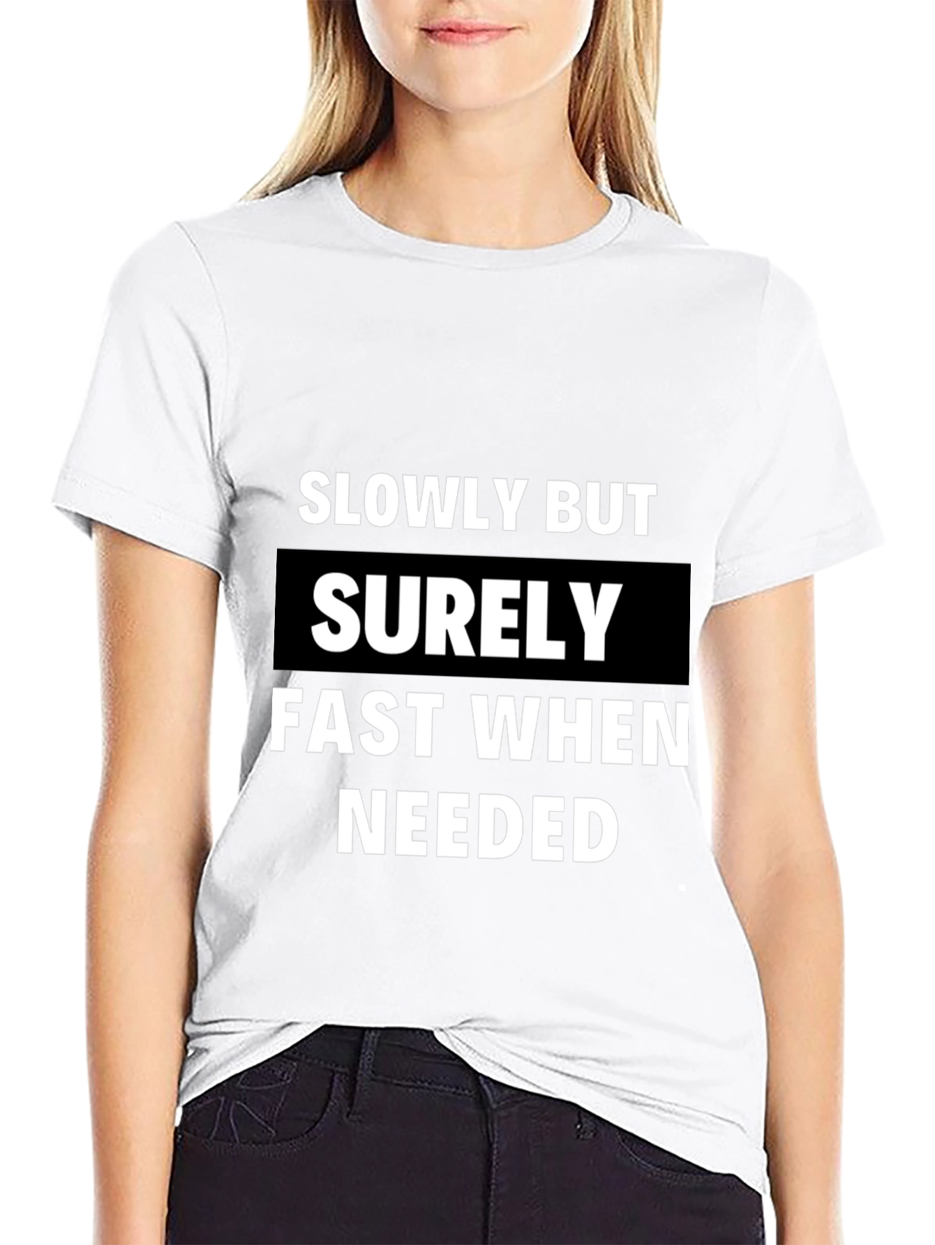 Slowly But Surely Mens Graphic T-Shirt