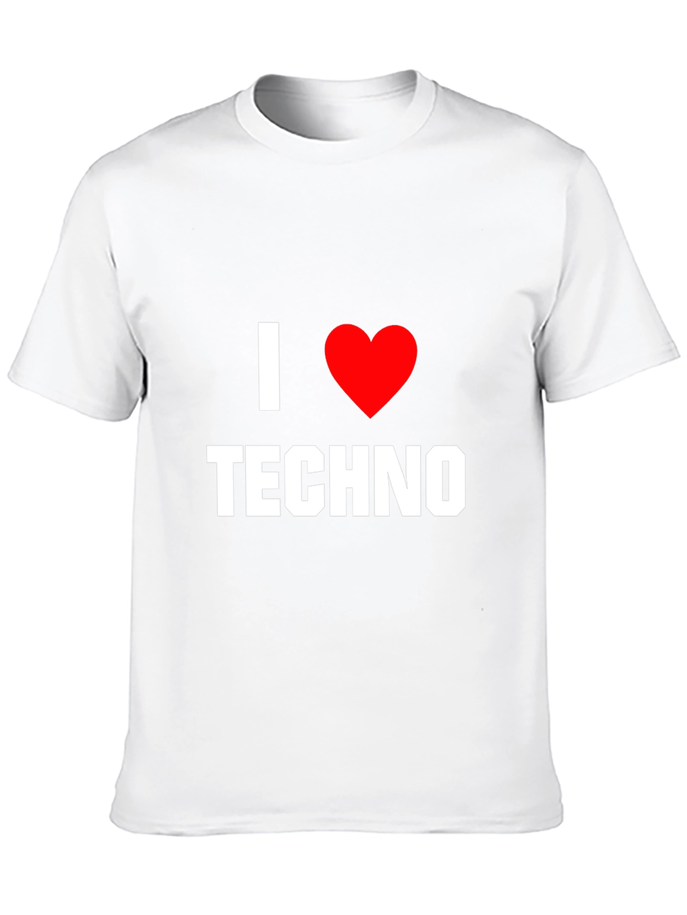 I Love Techno T-Shirt - Graphic Music Tee