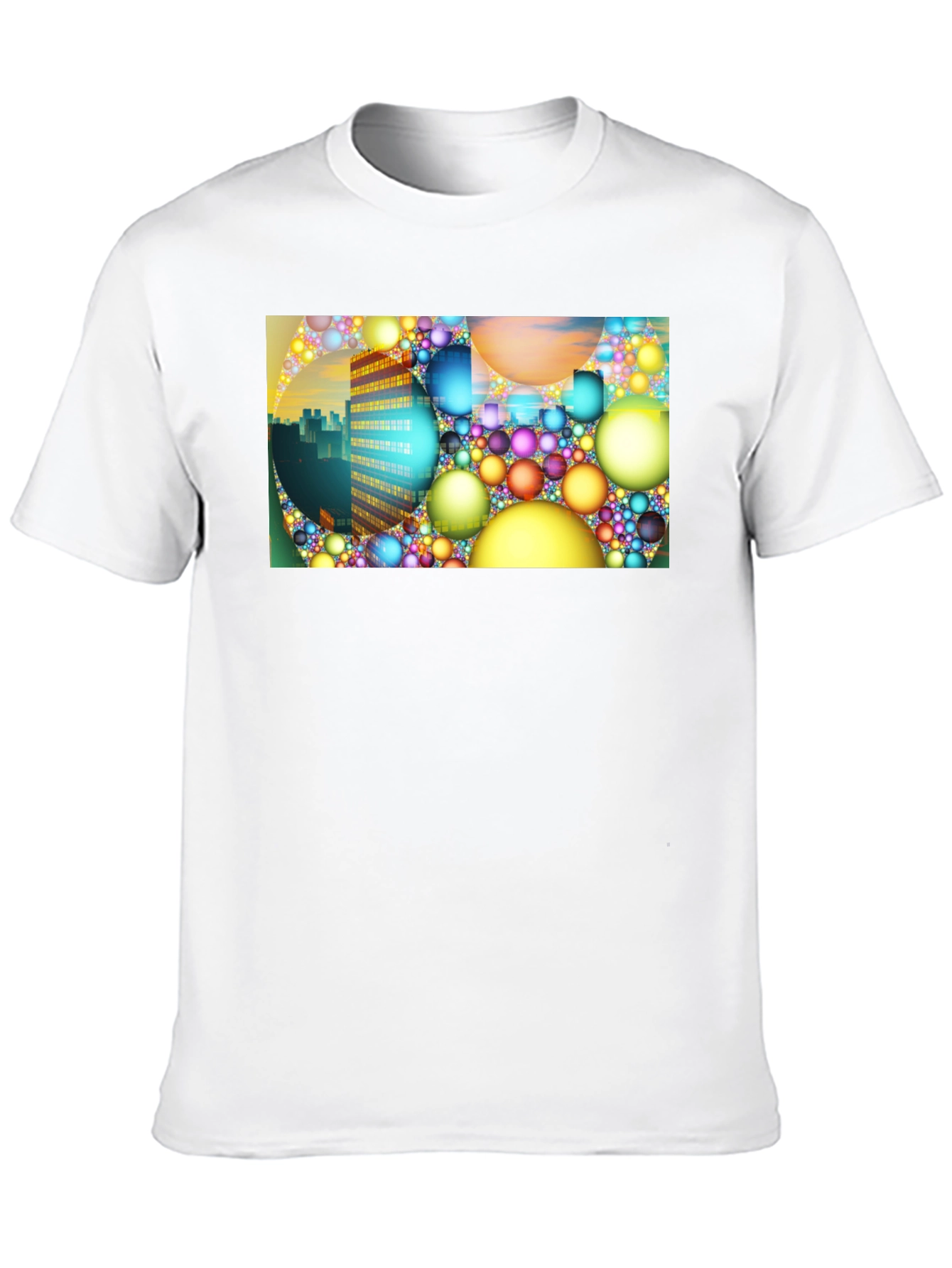 Abstract Cityscape Graphic Tee