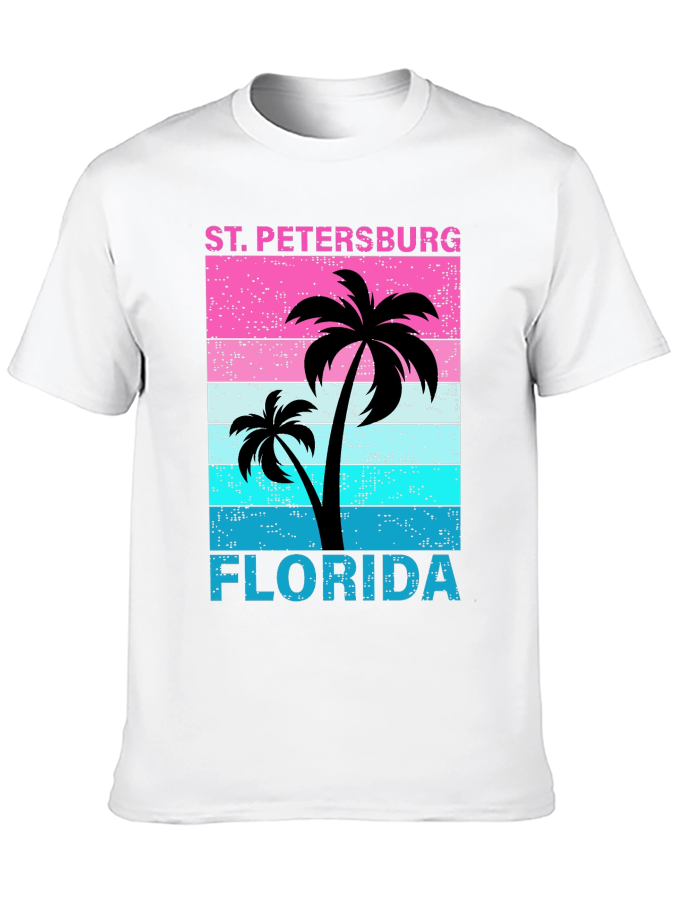 St. Petersburg Florida Palm Tree Graphic Tee