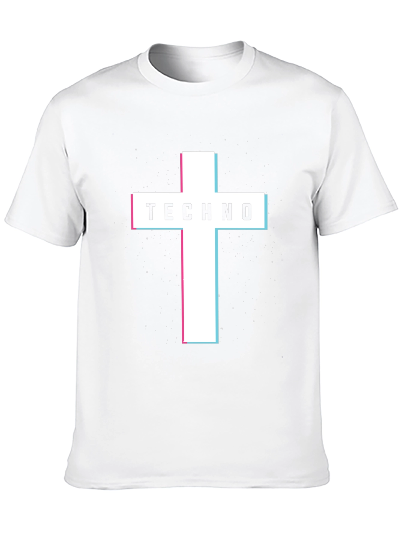 Techno Cross Graphic Tee - Modern Style