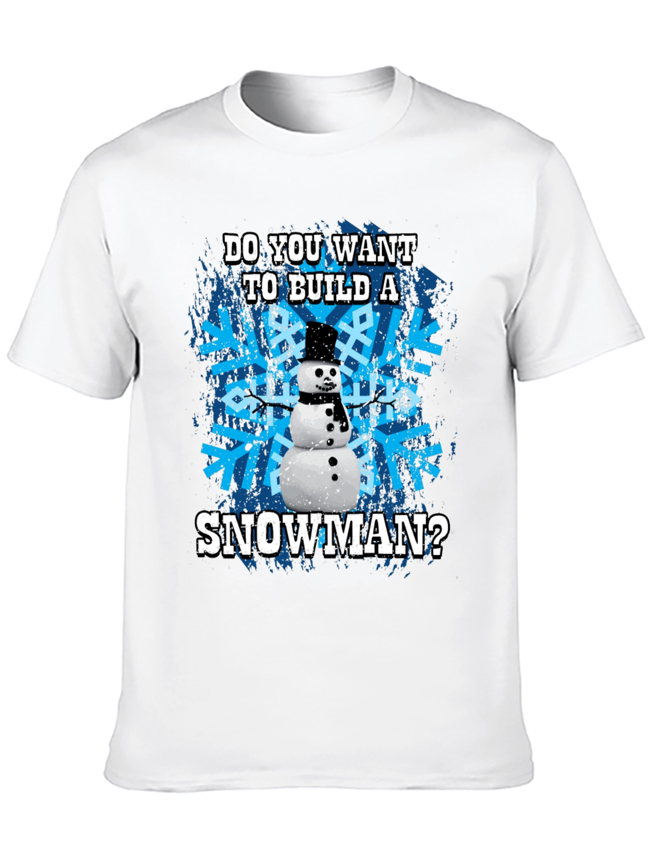 Snowman Graphic Tee - Winter Holiday Fun