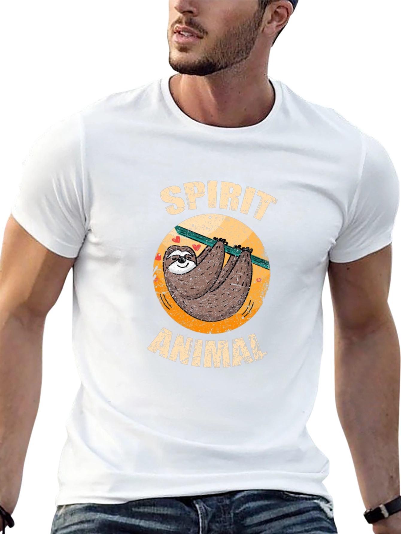 Sloth Spirit Animal Graphic Tee