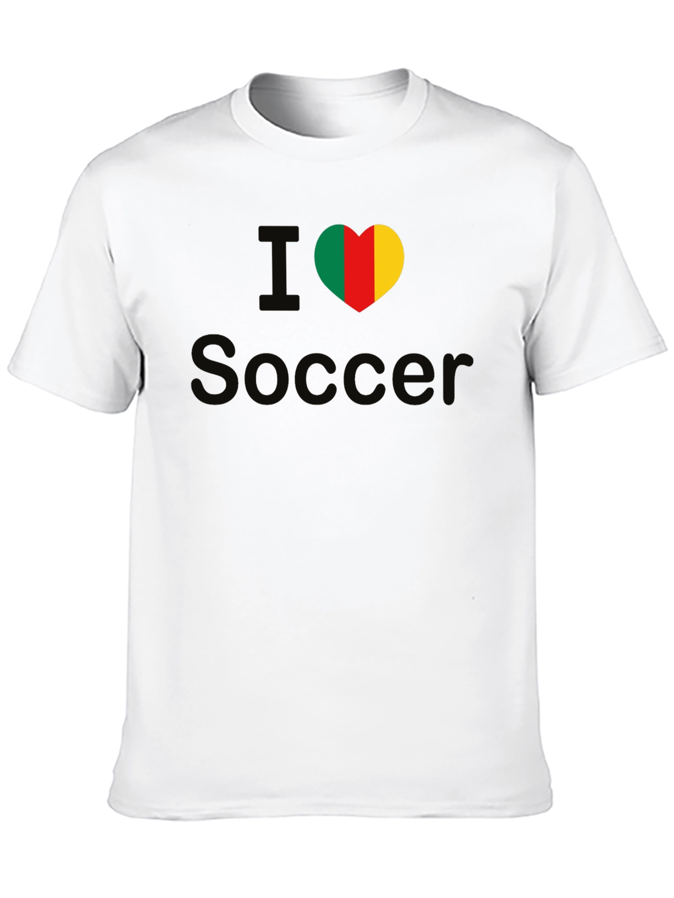 I Heart Soccer Benin Flag T-Shirt