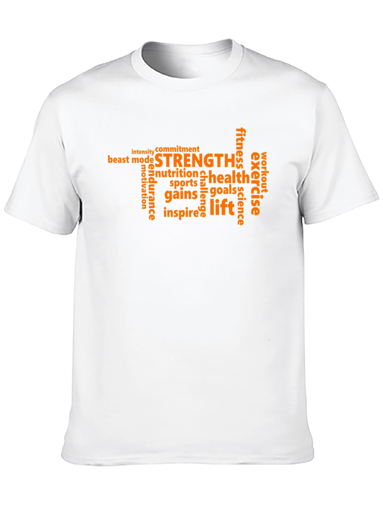 Strength Word Art Graphic Tee