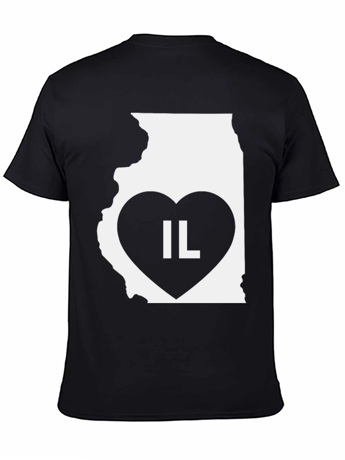 IL State Heart T-Shirt - Illinois Pride!