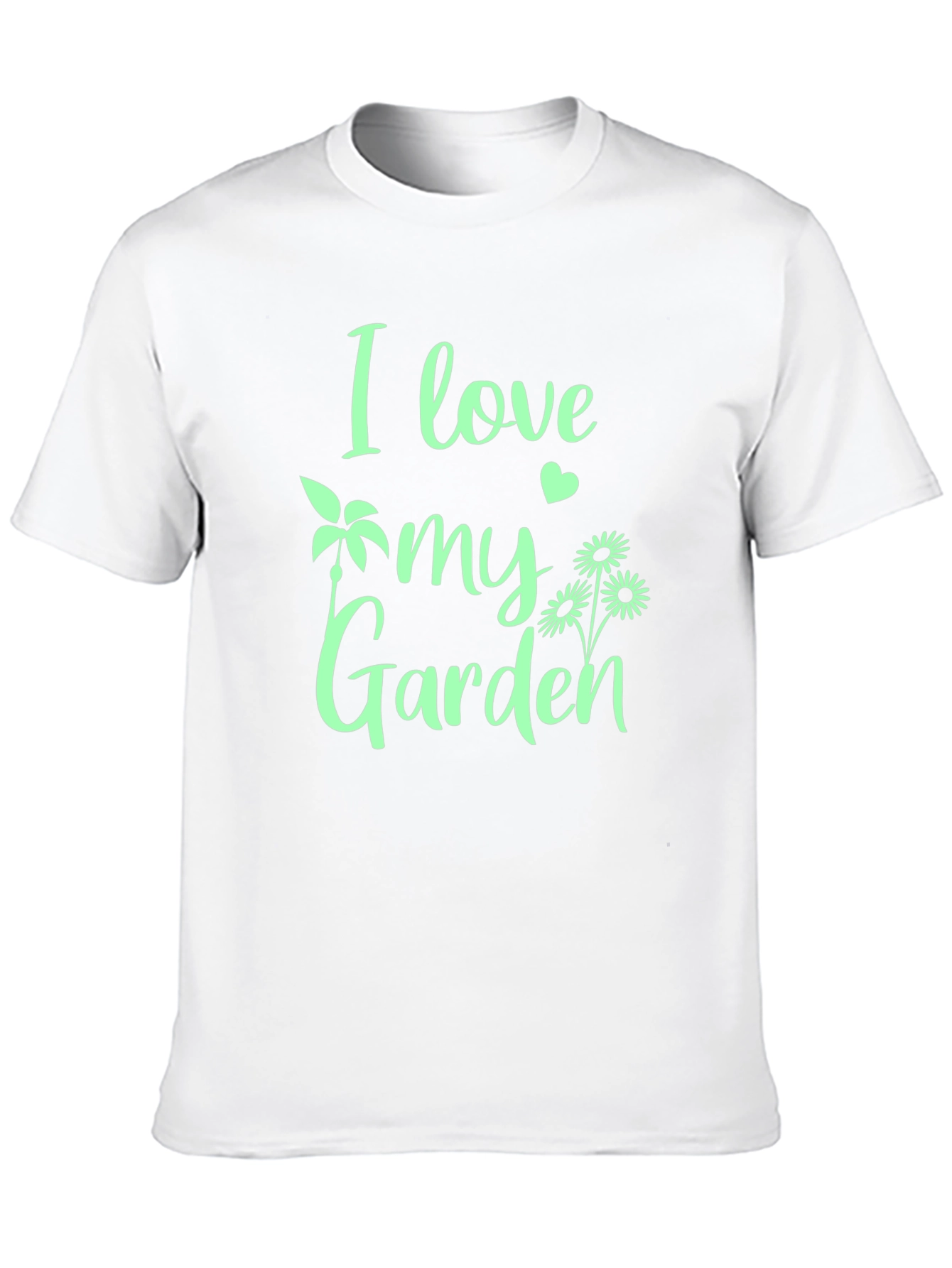 I Love My Garden Black Graphic Tee