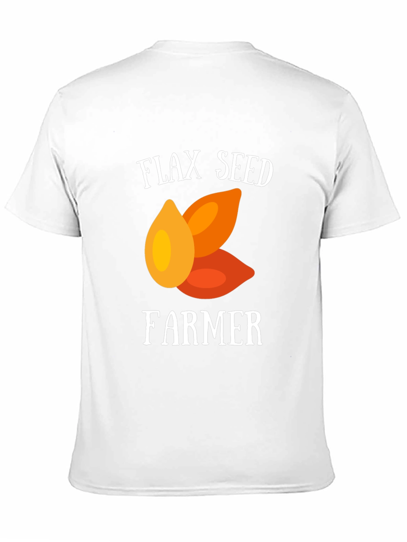 Flax Seed Farmer Graphic Tee - Black