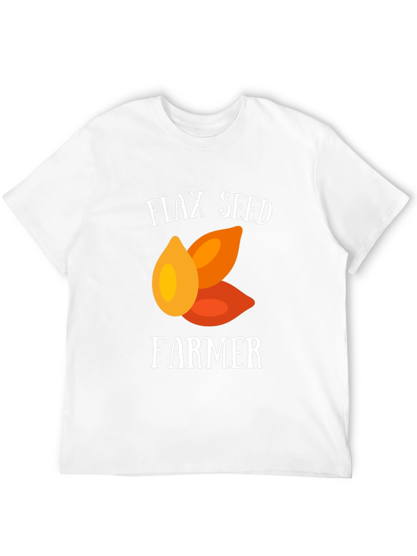 Flax Seed Farmer Graphic Tee - Black