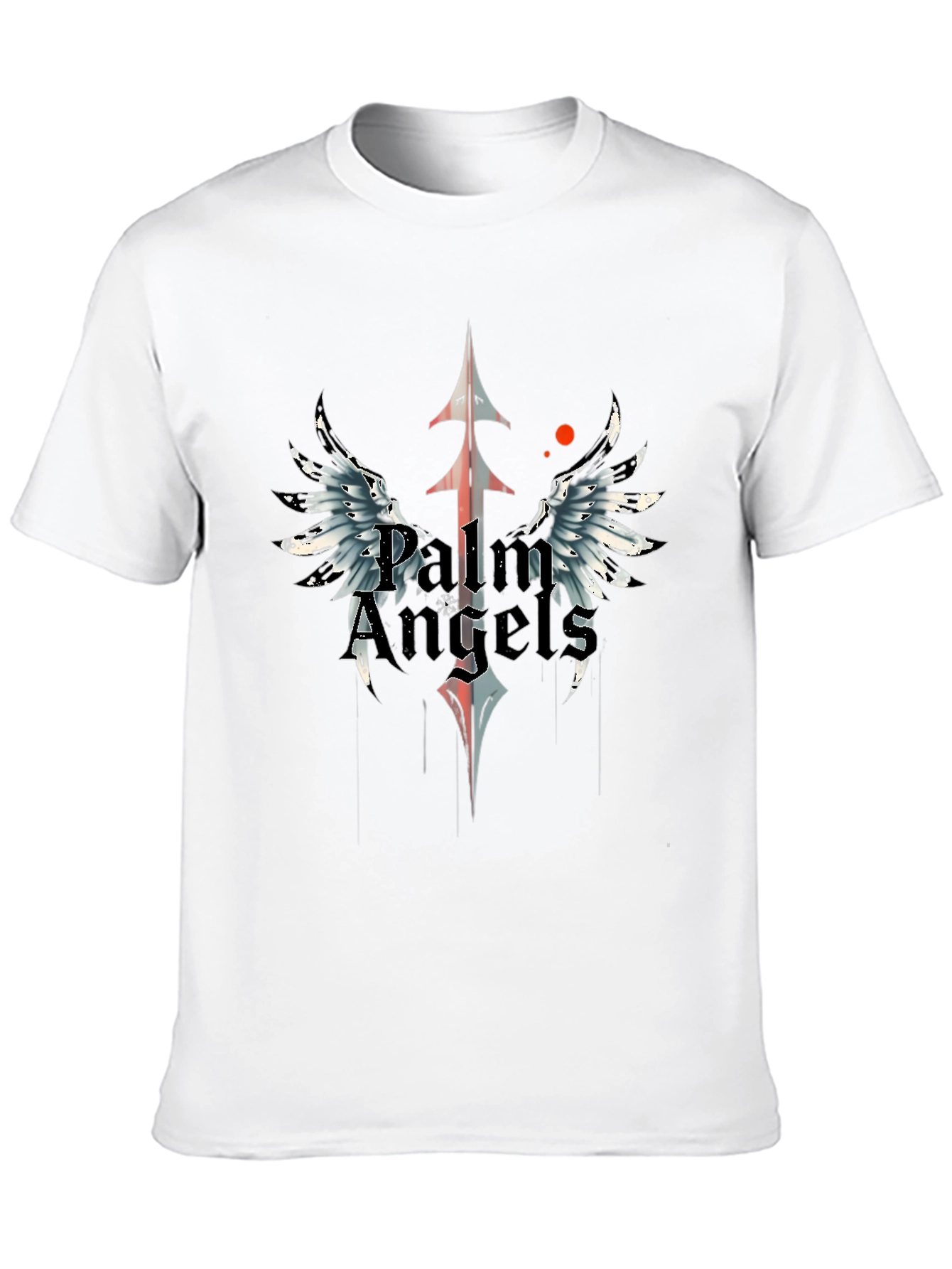 Palm Angels Graphic Tee - Black Cotton T-Shirt