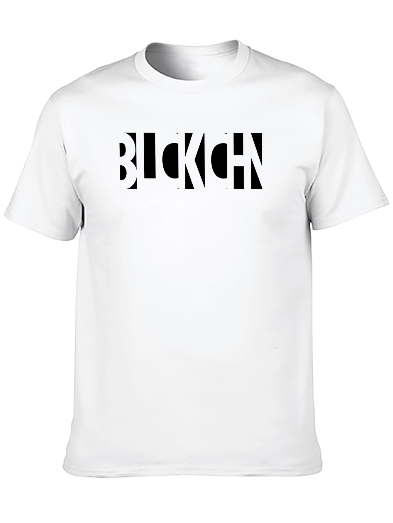 Black Graphic T-Shirt: Bold Blockchain Design