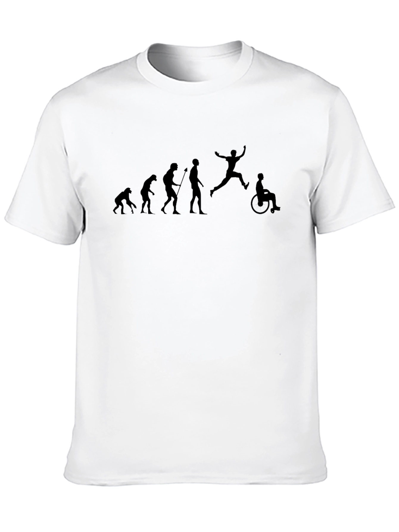 Evolution T-Shirt: Man to Wheelchair