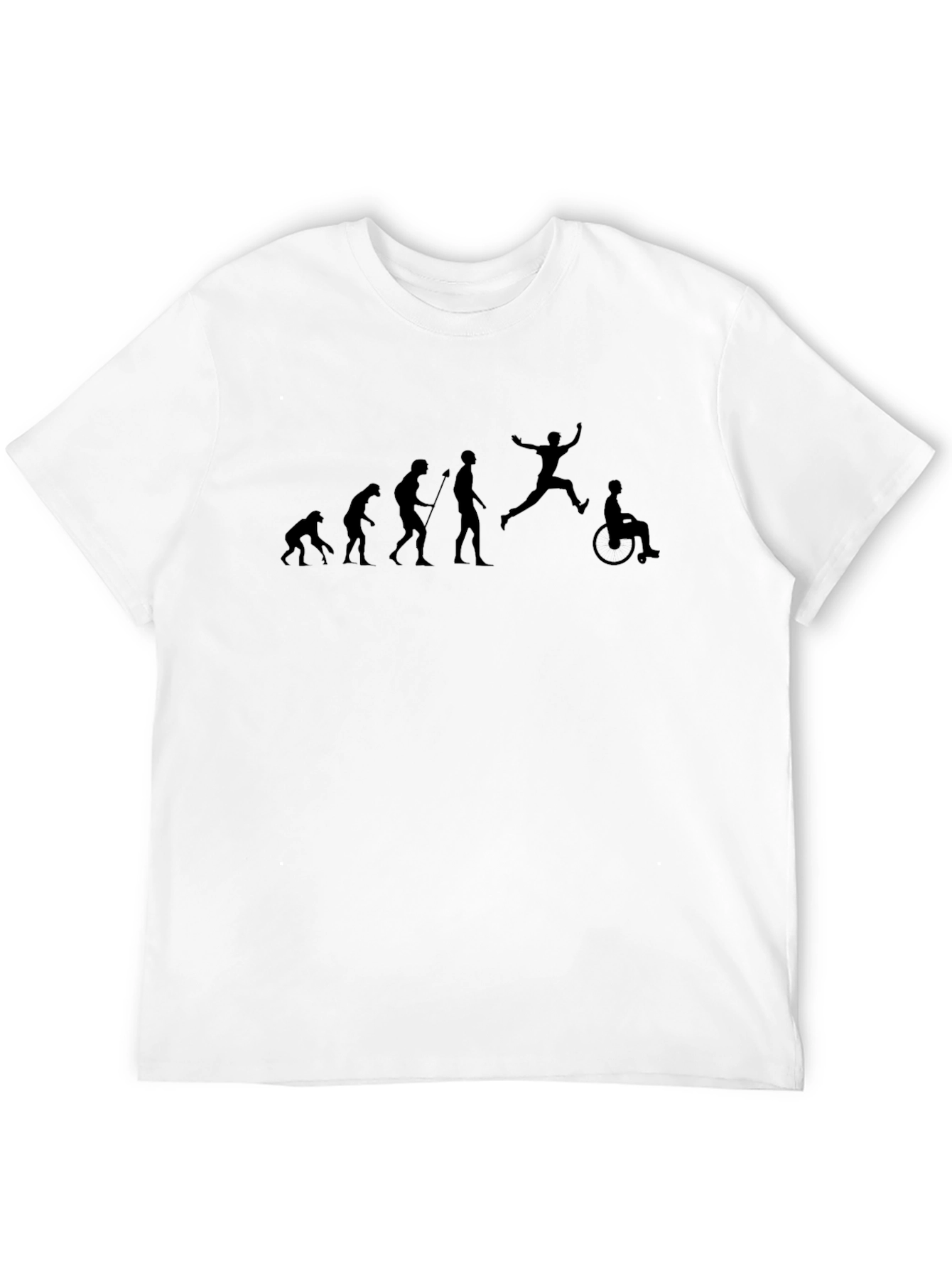 Evolution T-Shirt: Man to Wheelchair