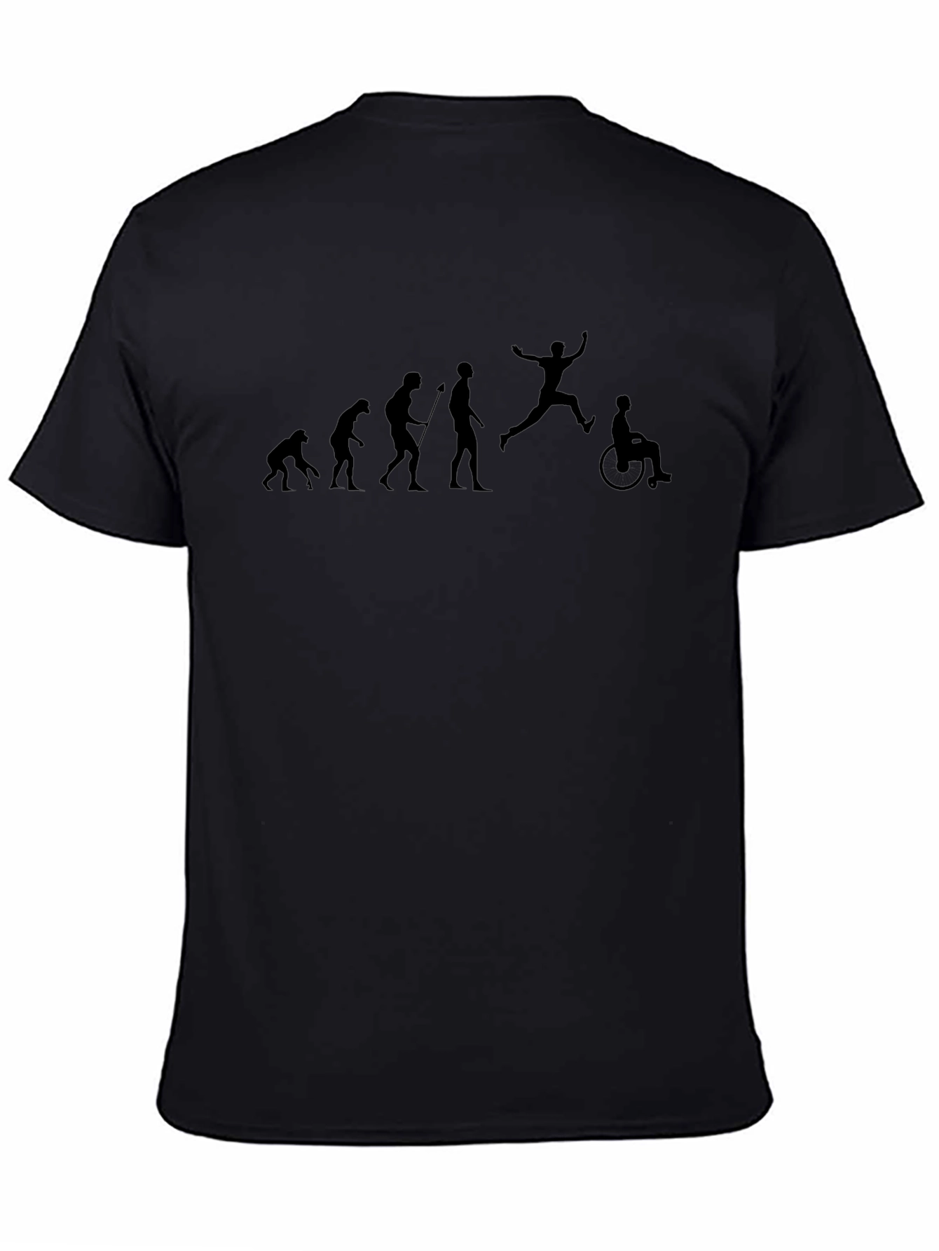Evolution T-Shirt: Man to Wheelchair