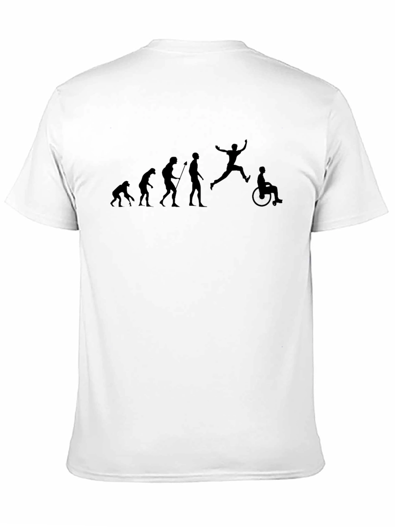 Evolution T-Shirt: Man to Wheelchair