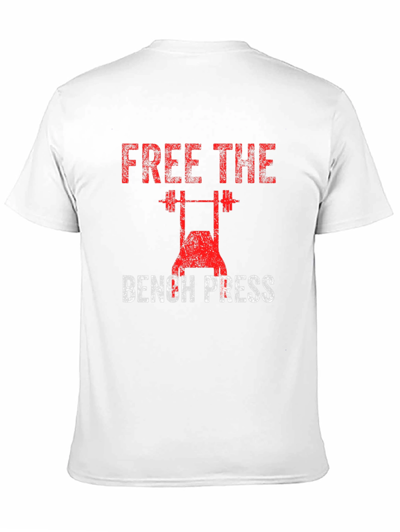 Free The Bench Press Black Graphic T-Shirt