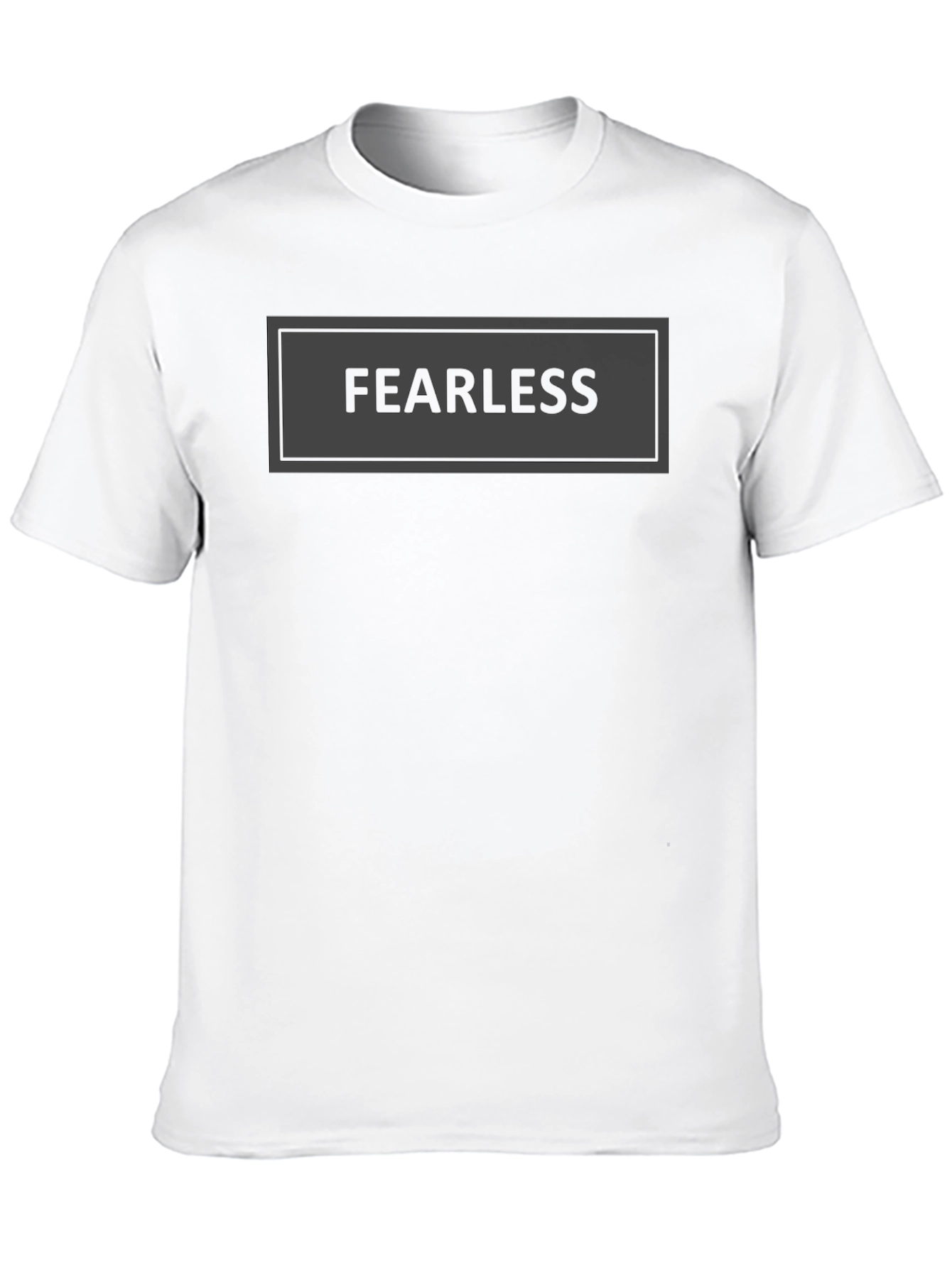Fearless Mens Black Graphic T-Shirt