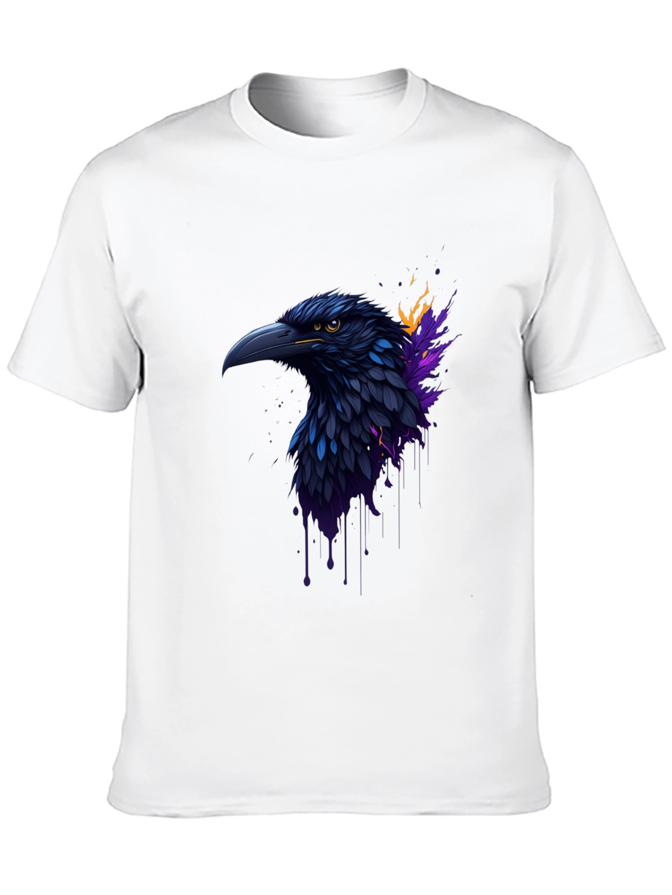 Raven Graphic Tee - Dark & Stylish