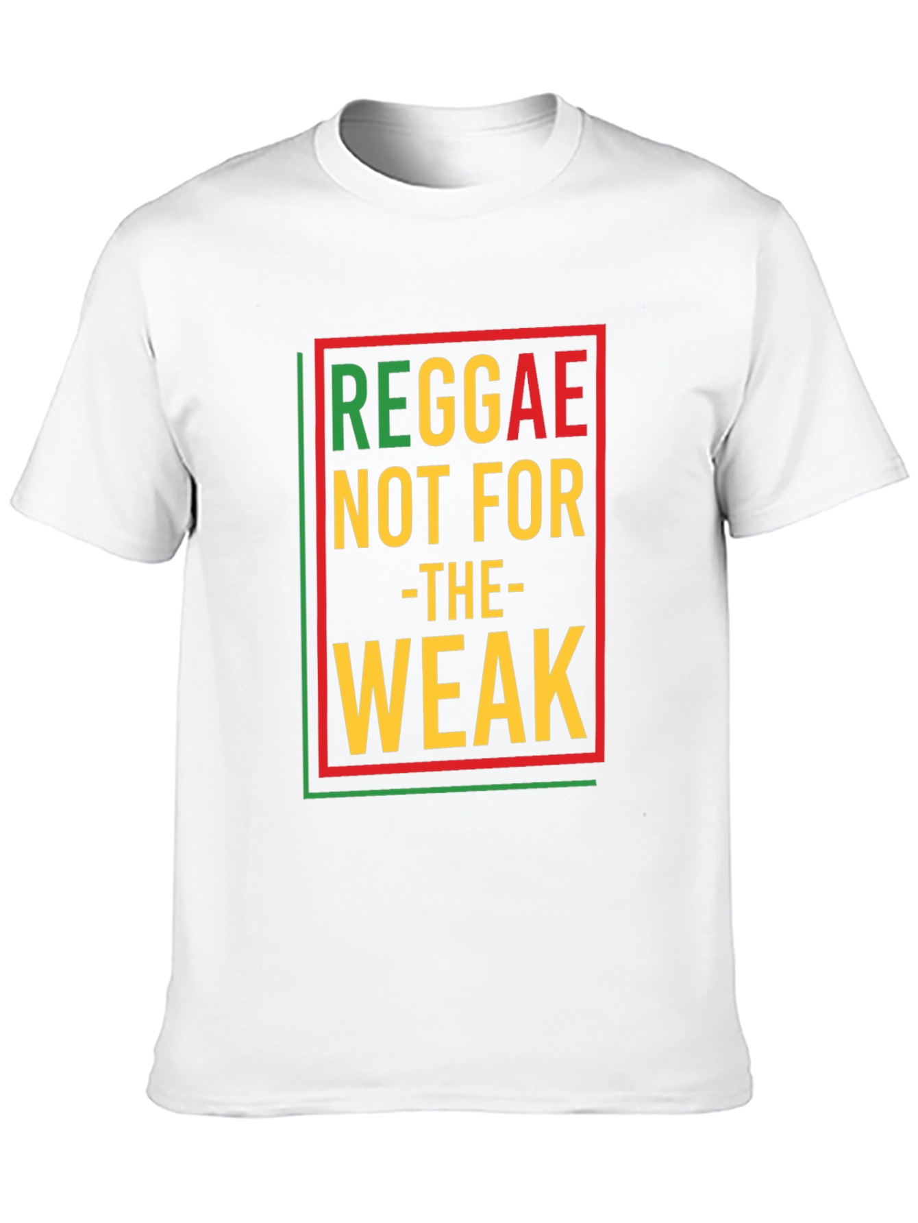 Reggae Not For The Weak Black Graphic T-Shirt