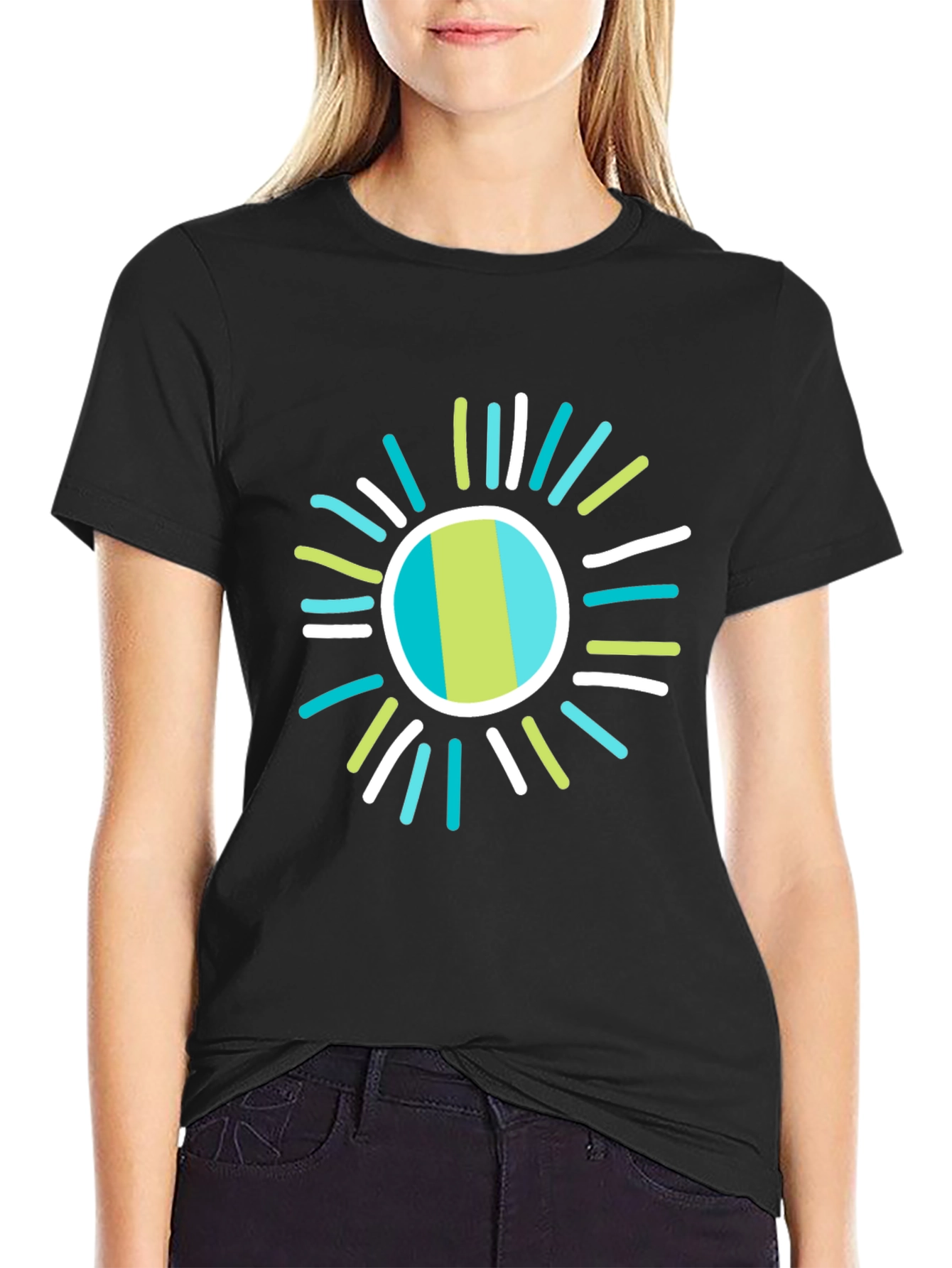 Funky Sun Graphic Tee - Casual Comfort