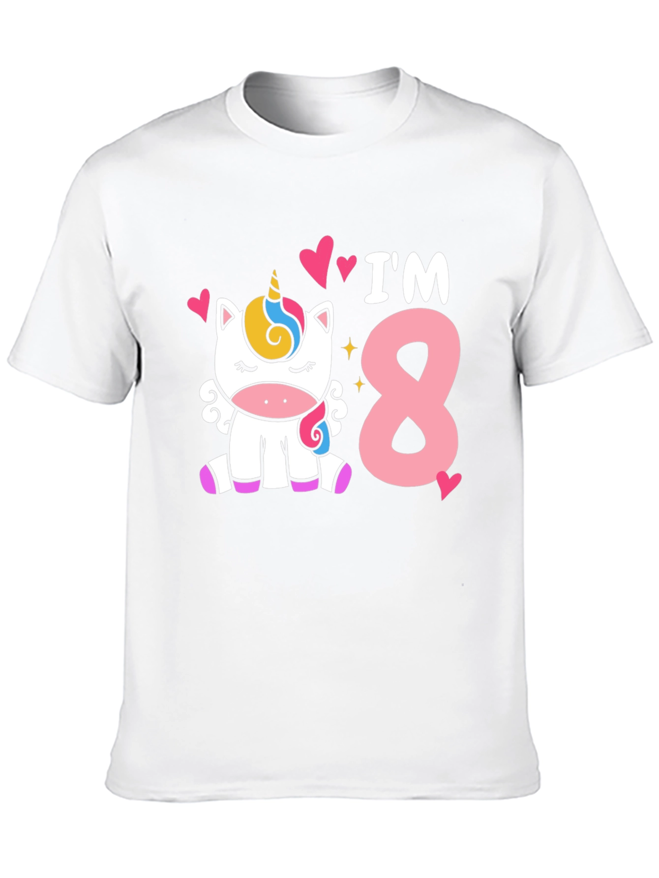 Im 8 Unicorn Birthday T-Shirt