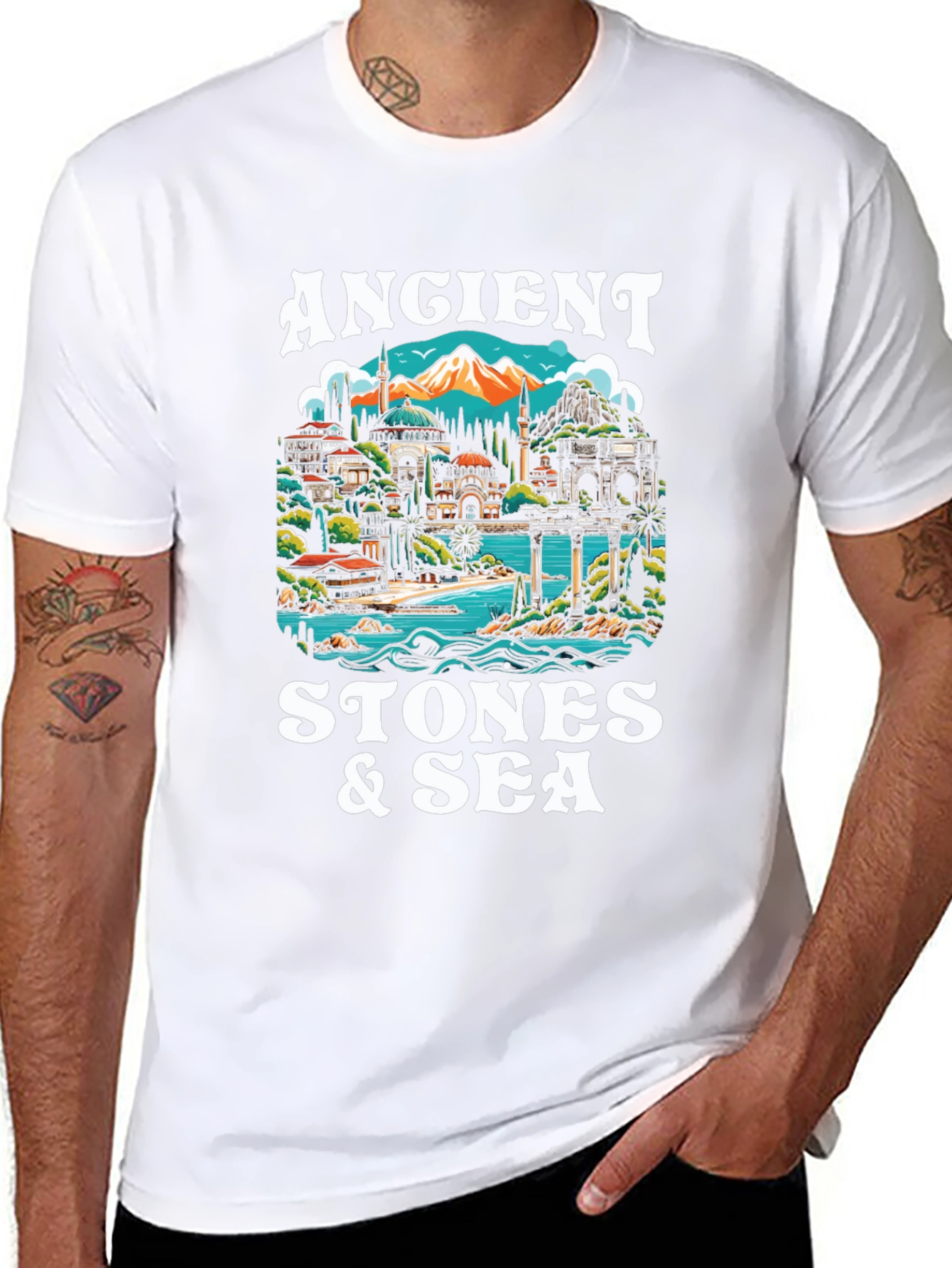 Ancient Stones & Sea Graphic Tee