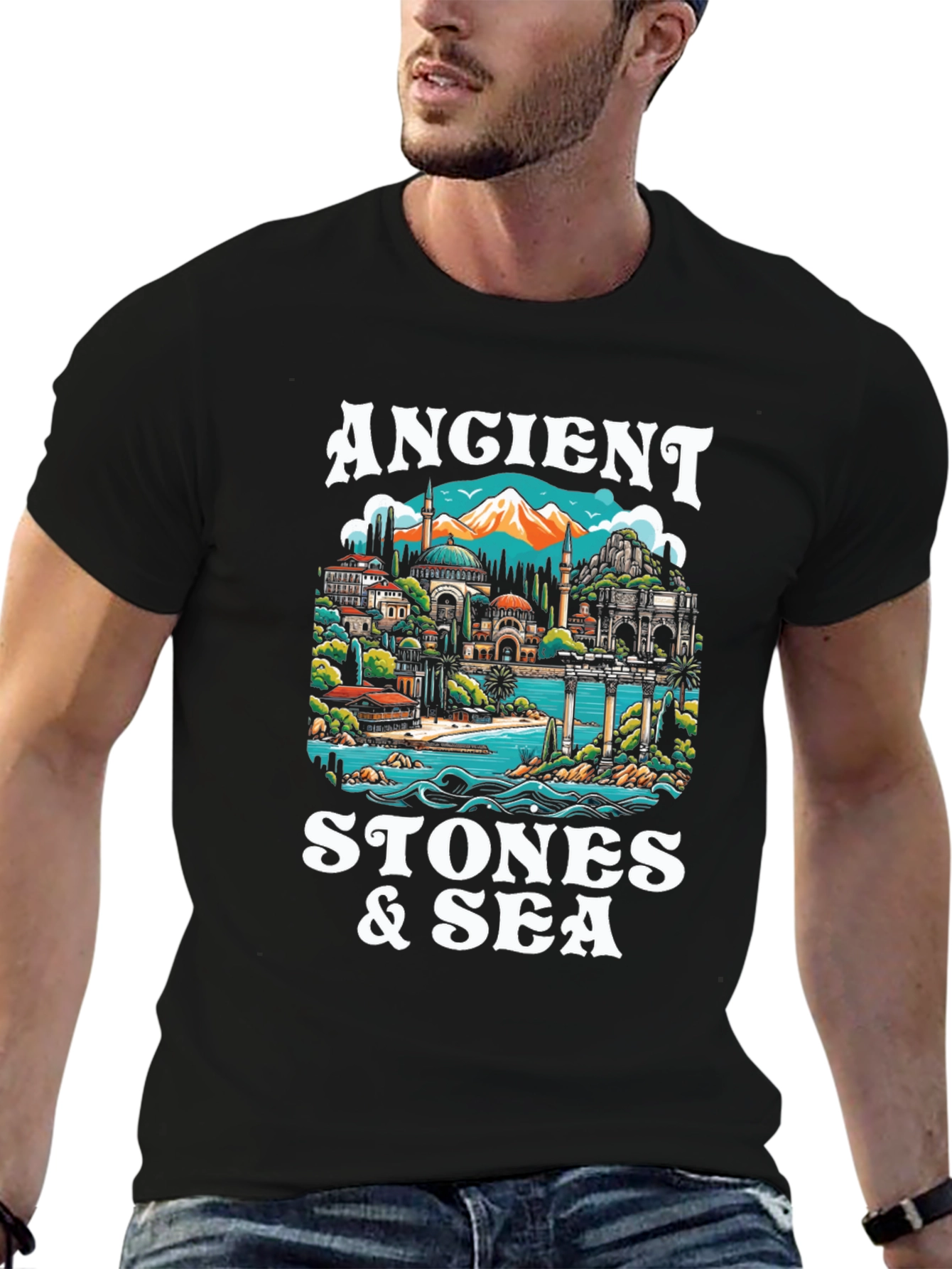 Ancient Stones & Sea Graphic Tee