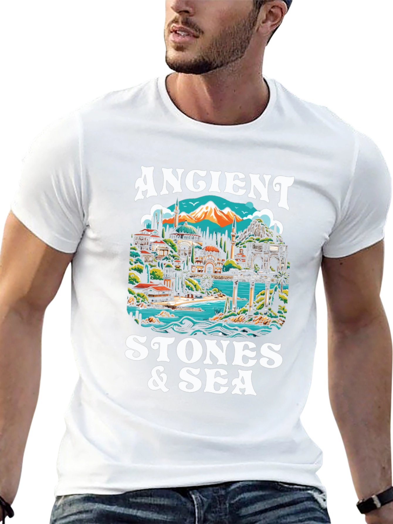 Ancient Stones & Sea Graphic Tee