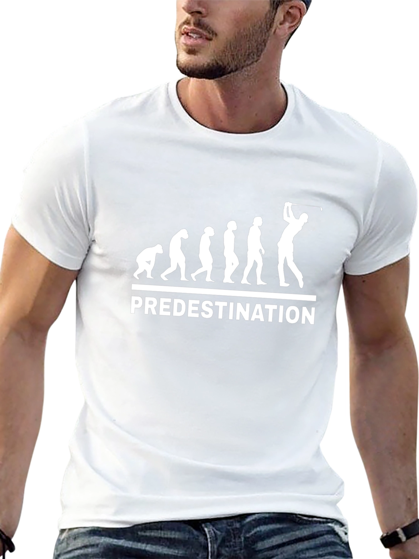 Predestination Golf Evolution Black T-Shirt