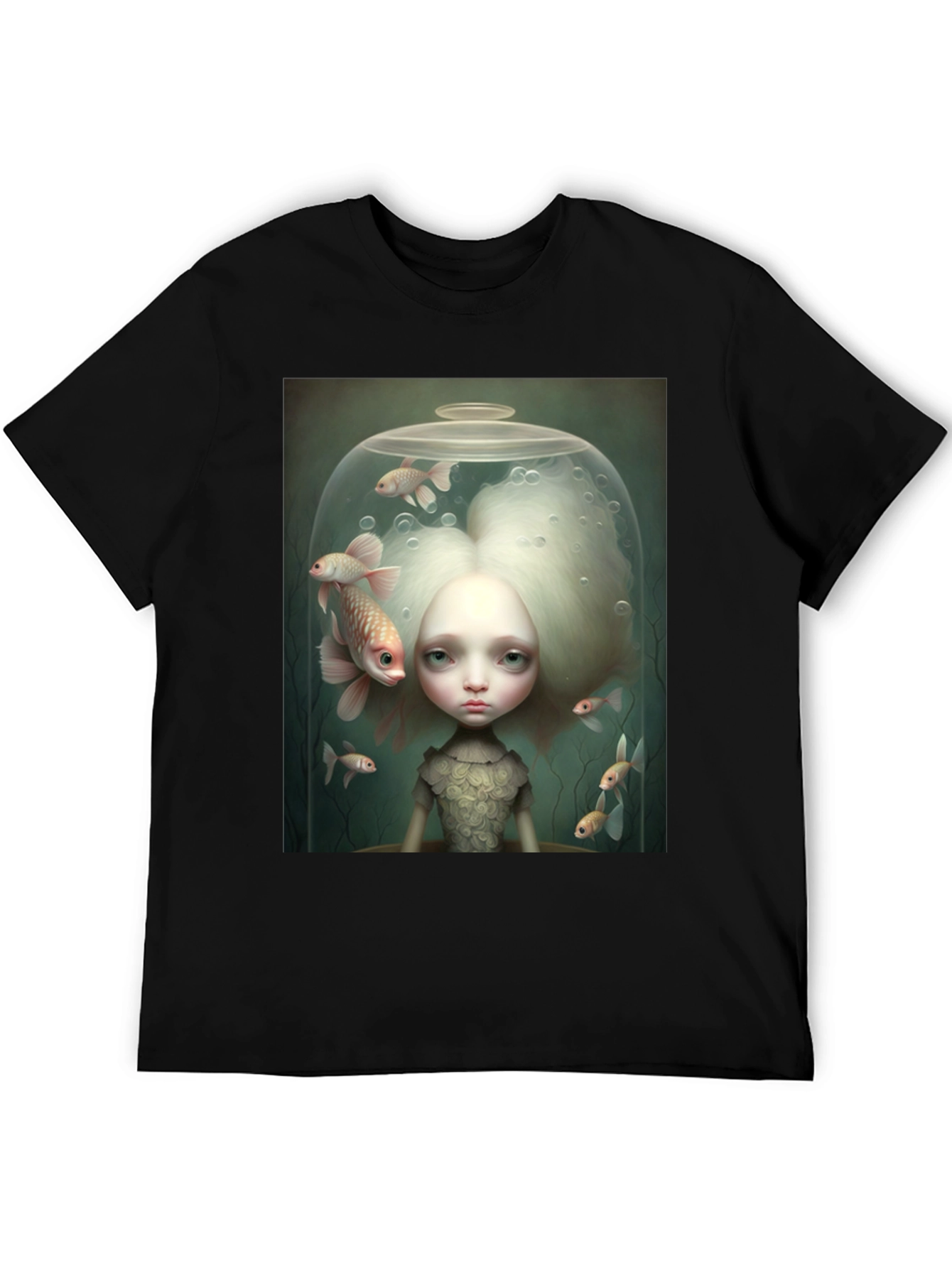Fishbowl Art Graphic Tee