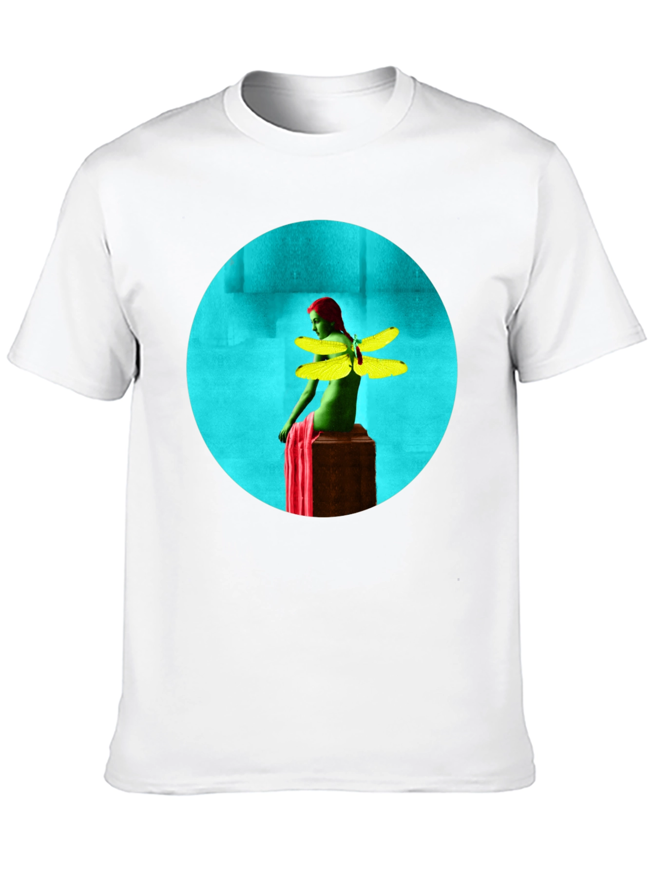 Artistic Graphic Tee - Dragonfly Woman