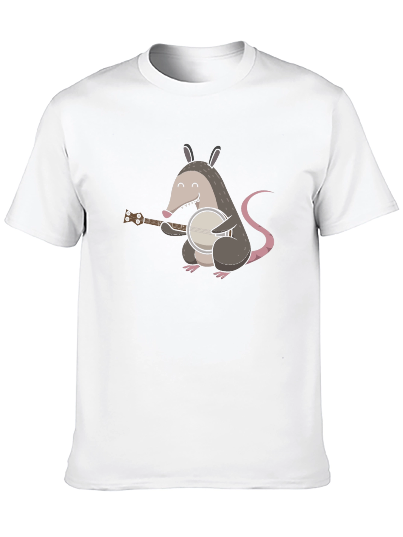Opossum Banjo T-Shirt - Music Animal Tee