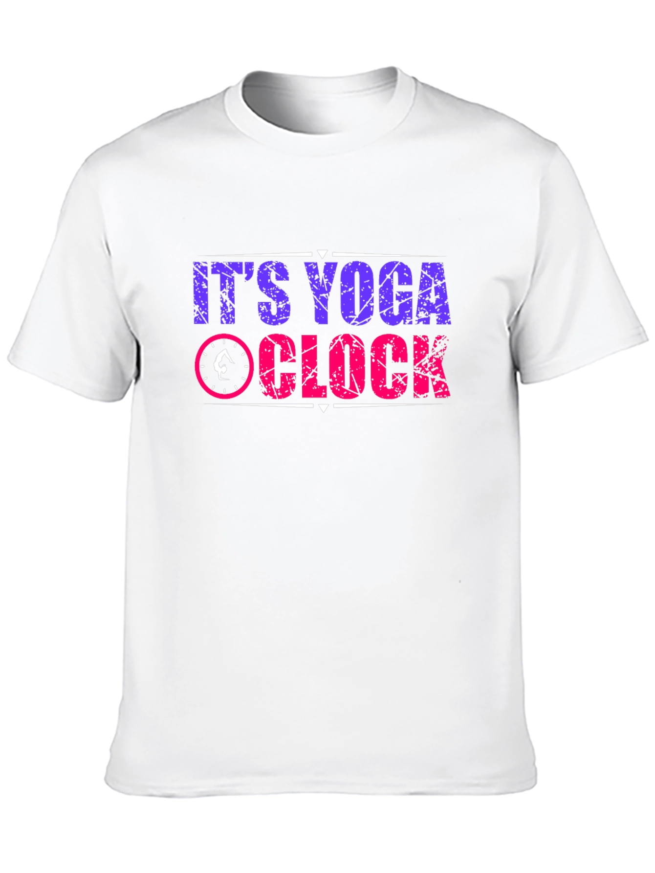 Yoga Clock Graphic T-Shirt