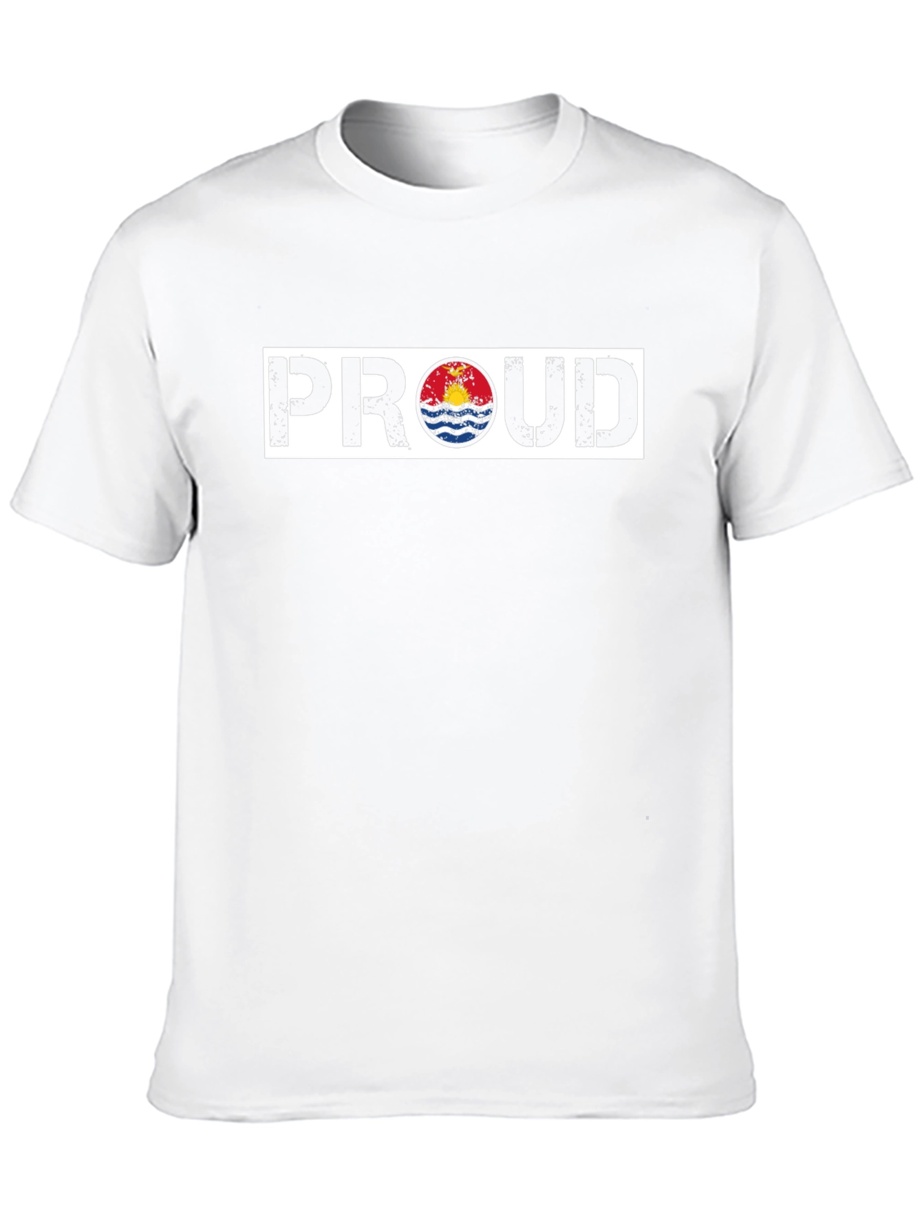 Proud Kiribati Flag Black T-Shirt